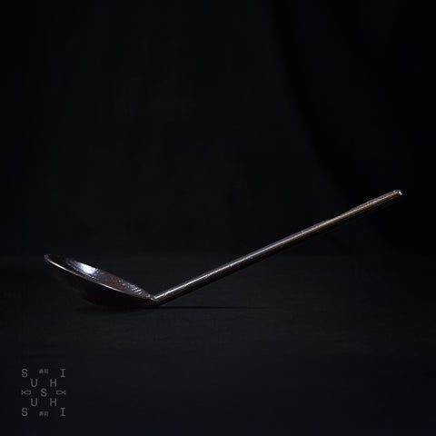 Qood effect black soup ladle