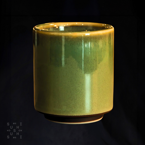 Japanese Tea Cup Stoneware Green - SushiSushi