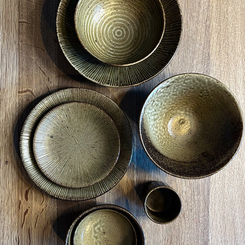 Showa Seito Brown Ramen Bowl 200mm - SushiSushi